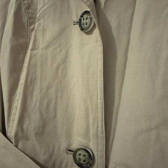 INC International Concepts Light Tan Trench Coat - Picture 2 of 4